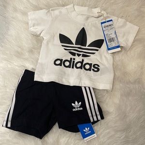 ADIDAS 2-Piece Short Tee Set 6M